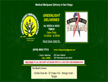 Tablet Screenshot of 420greenlight.com